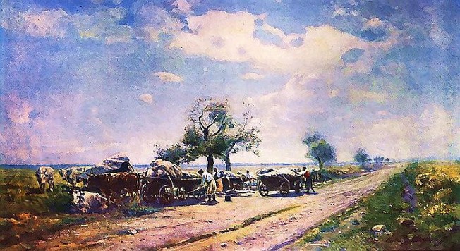 Image - Serhii Vasylkivsky: Chumaks on the Road.